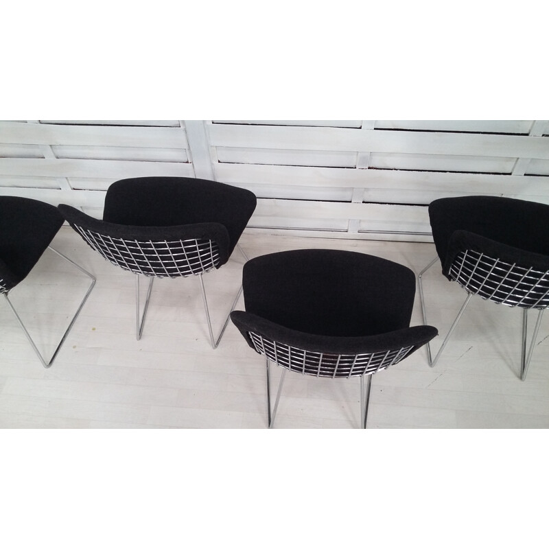 Set 4 "Wire" Chairs by Harry Bertoia for Knoll International - 1980s