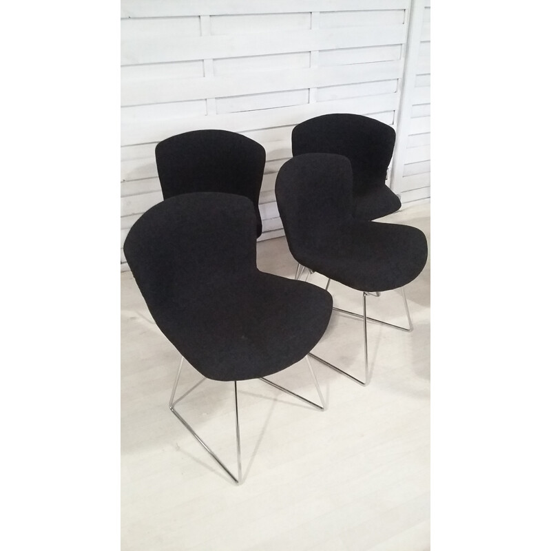 Set 4 "Wire" Chairs by Harry Bertoia for Knoll International - 1980s