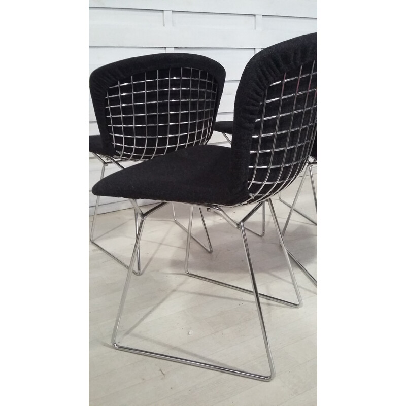 Set 4 "Wire" Chairs by Harry Bertoia for Knoll International - 1980s