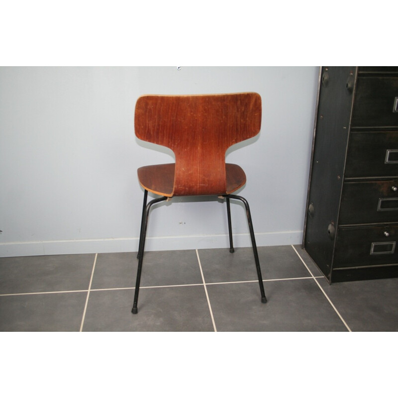 Chaise "marteau" n3 3103 par Arne Jacobsen pour Fritz Hansen - 1969