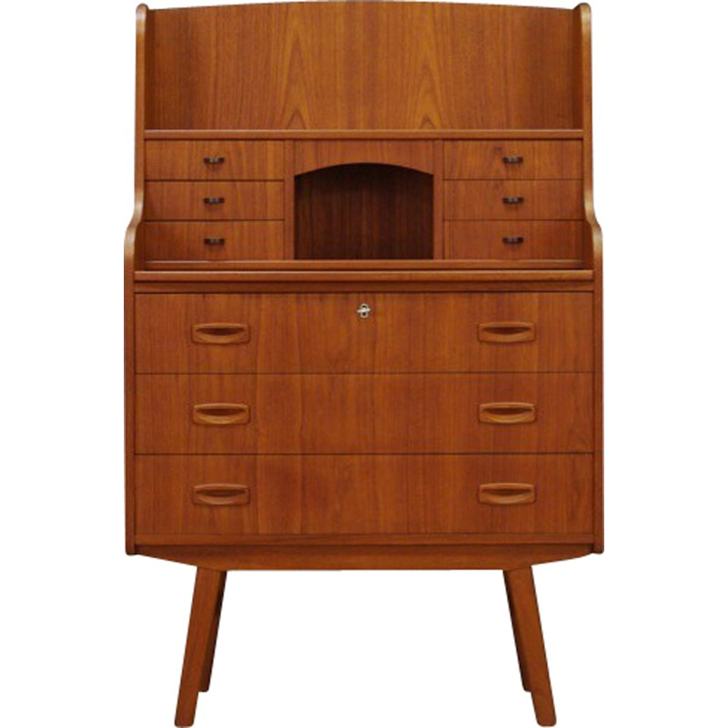 Vintage danish secretaire in teak - 1960s