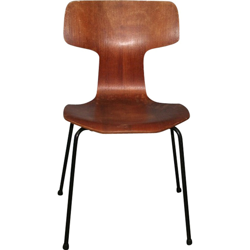 Chaise "marteau" n1 par Arne Jacobsen pour Fritz Hansen - 1969