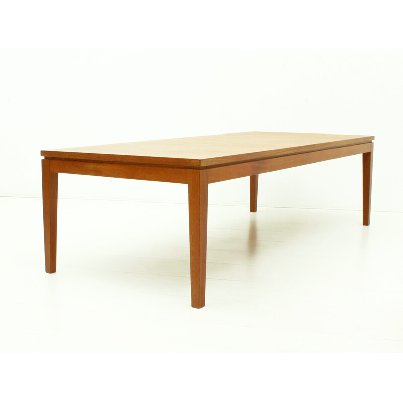 Vintage Huge German Teak Coffee Table - 1960s