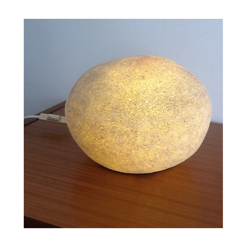Luminous stone "Dorra" model lamp, André CAZENAVE - 1970