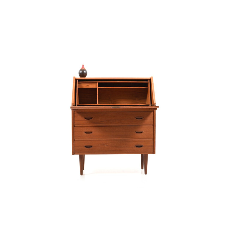 Scrivania danese vintage in teak, 1950