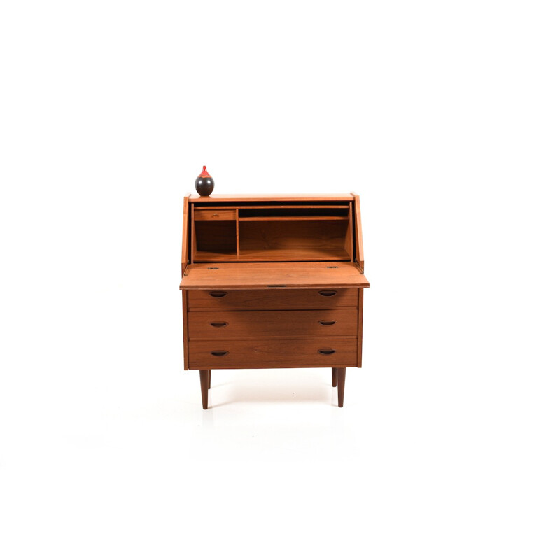 Vintage Danish teak secretary, 1950