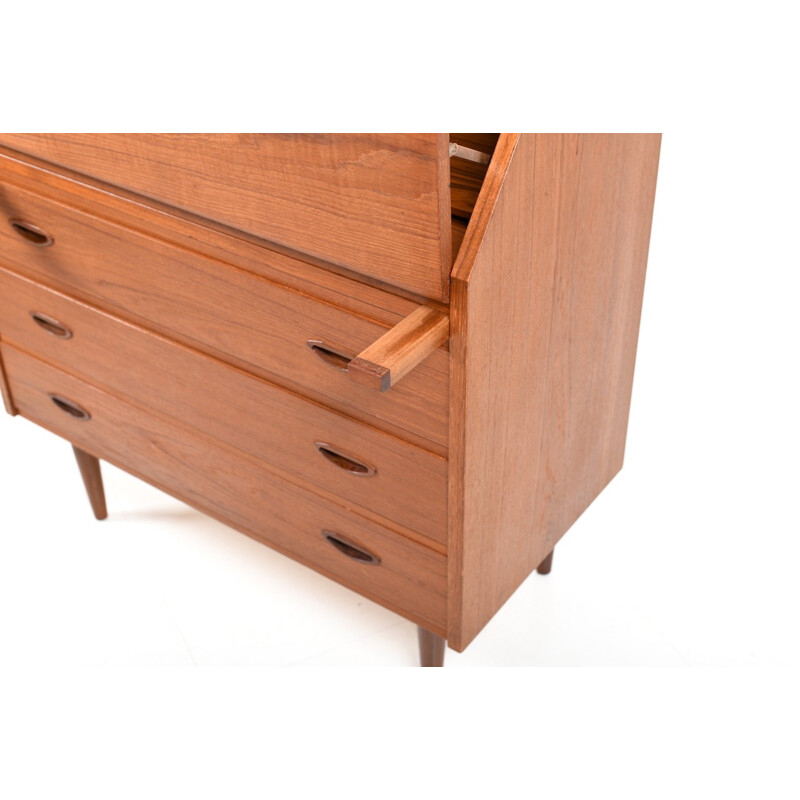 Scrivania danese vintage in teak, 1950