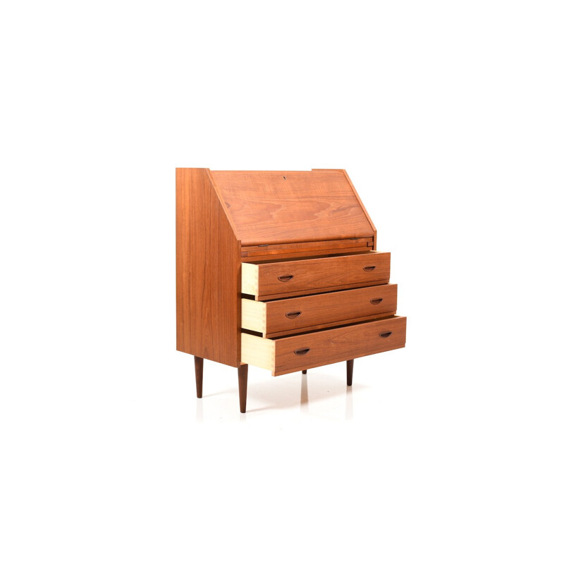 Scrivania danese vintage in teak, 1950