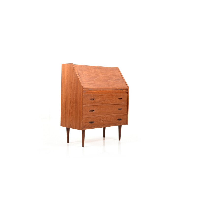 Vintage Danish teak secretary, 1950