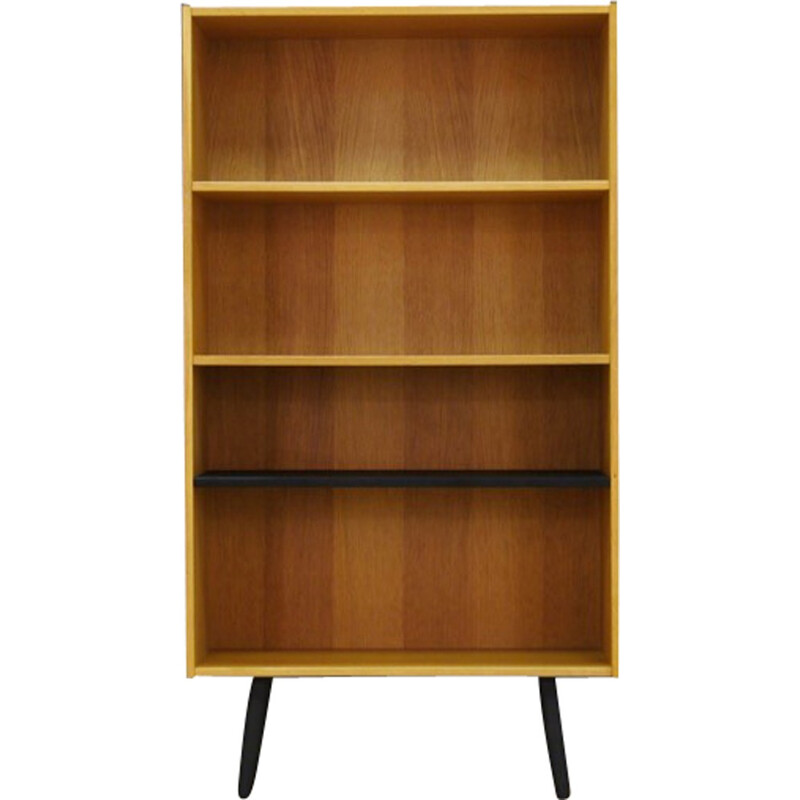 Vintage scandinavian bookcase in ash - 1960s