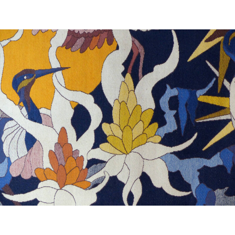 Vintage tapestry by Jane Larroque - 1970s