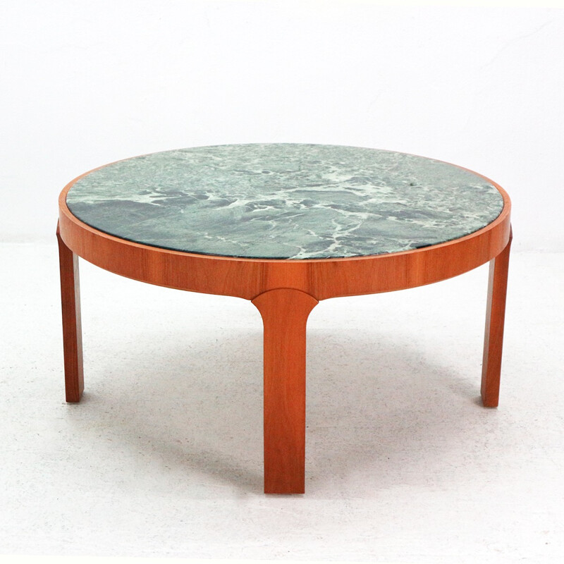 Table basse vintage en marbre - 1970