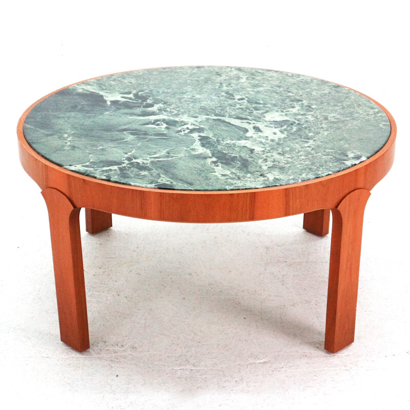 Vintage coffee table in marble - 1970s