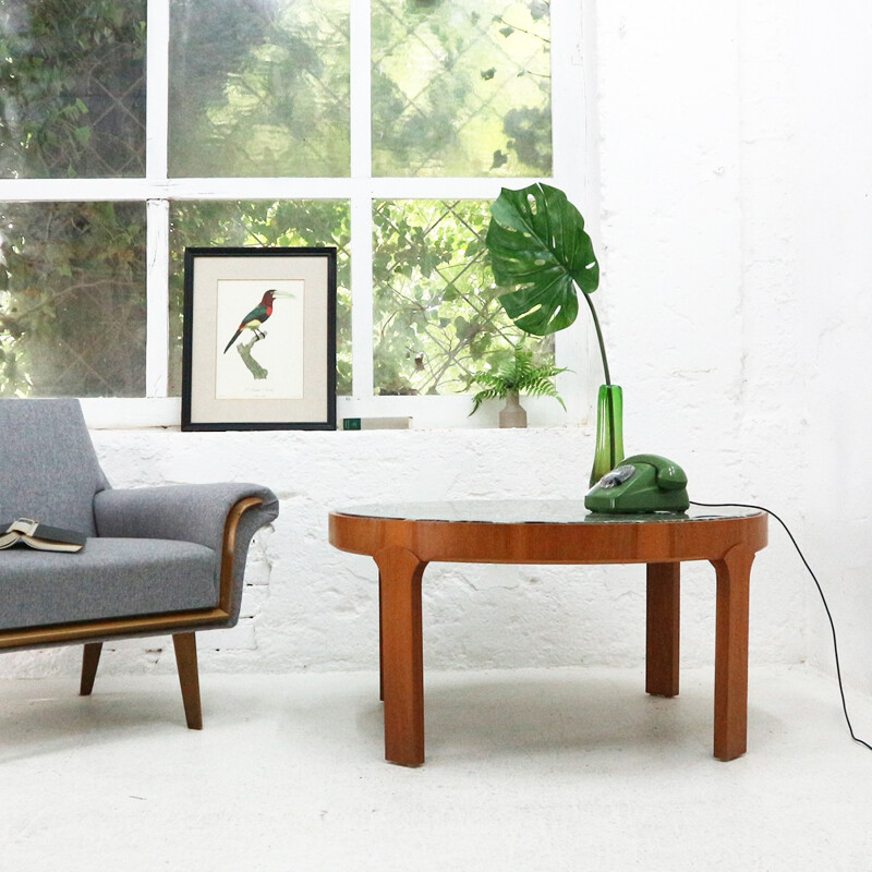 Vintage coffee table in marble - 1970s