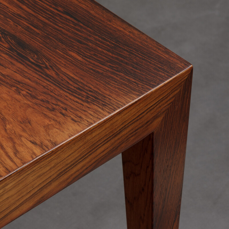 Vintage coffee table in rosewood by Severin Hansen - 1950s