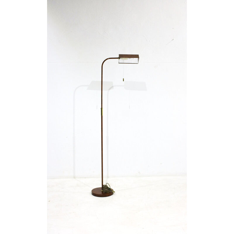 Vintage ScandinavianfFloor lamp in metal - 1960s