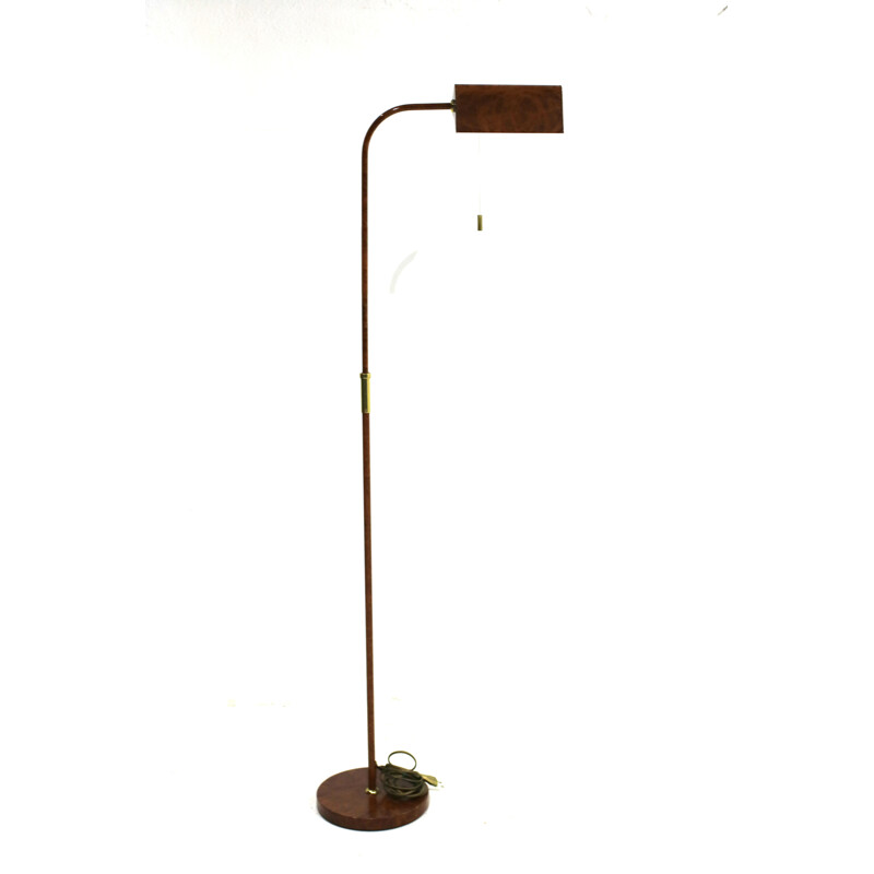 Vintage ScandinavianfFloor lamp in metal - 1960s
