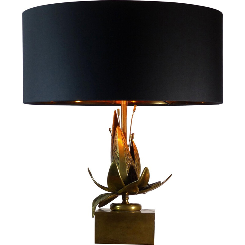 Vintage table lamp in solid brass - 1970s