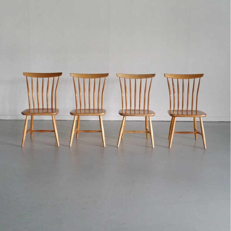 Vintage set of 4 chairs by Bengt Åkerblom & Gunnar Eklöf for Åkerblom - 1950s