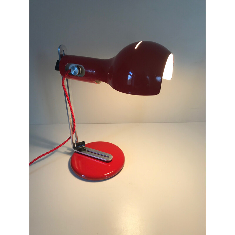 Vintage desk lamp "flash" by Joe Colombo - 1970s