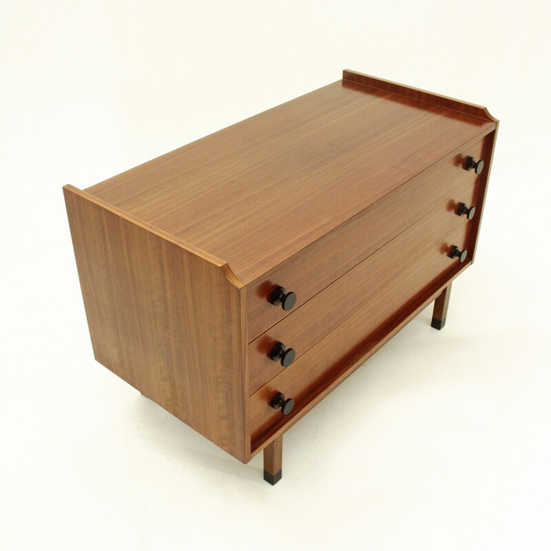 Italian Teak Veneer Chest of Drawers from Home - 1960s