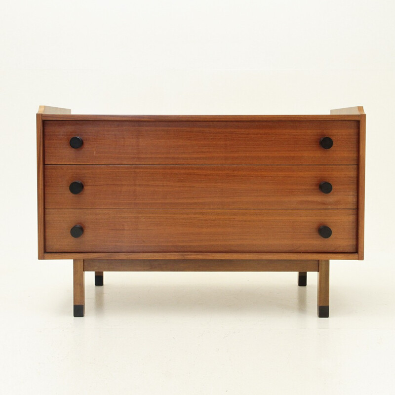 Italian Teak Veneer Chest of Drawers from Home - 1960s