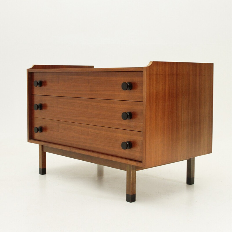 Italian Teak Veneer Chest of Drawers from Home - 1960s