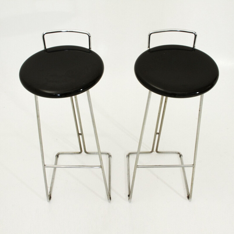 Set of 2 Stools by Georges Coslin for Dada - 1970s