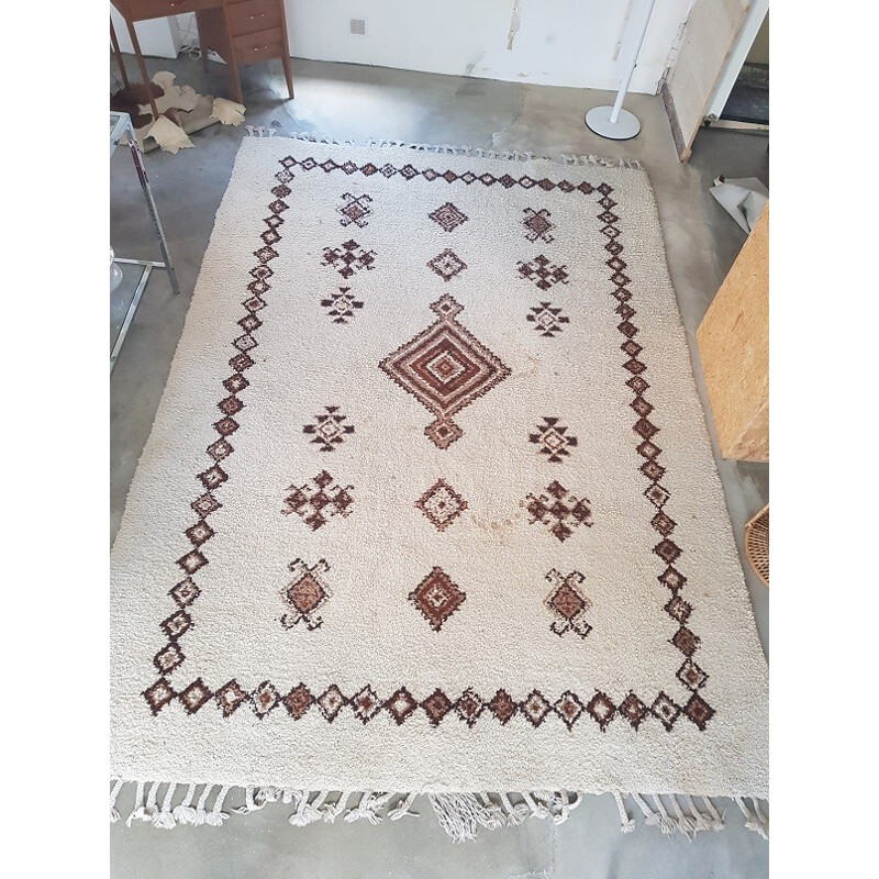 Vintage large carpet of Safi wool - 1960s