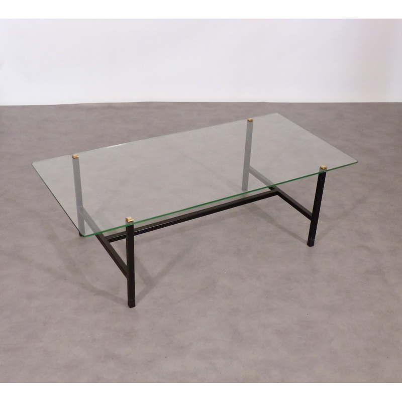 Vintage coffee table by Paul Geoffroy for Airborne - 1950s