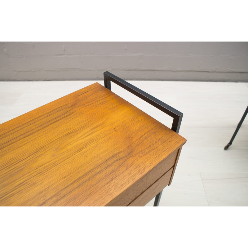 Set of 2 Scandinavian Sewing tables - 1960s