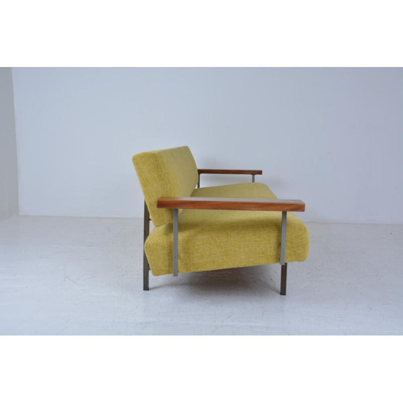 Green vintage sofa/Daybed "Lotus 75" by Rob Parry - 1960s