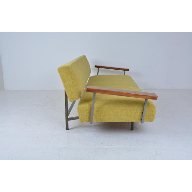 Green vintage sofa/Daybed "Lotus 75" by Rob Parry - 1960s