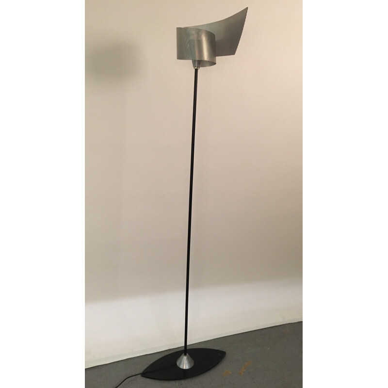 Vintage metal floor lamp, 1970