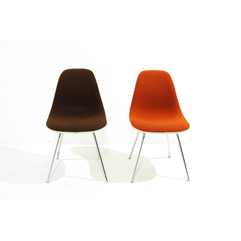 Set of 10 vintage "DSX" Chairs by Charles & Ray Eames for Herman Miller - 1960s