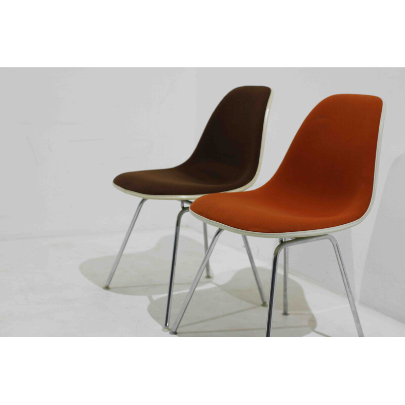 Set of 10 vintage "DSX" Chairs by Charles & Ray Eames for Herman Miller - 1960s