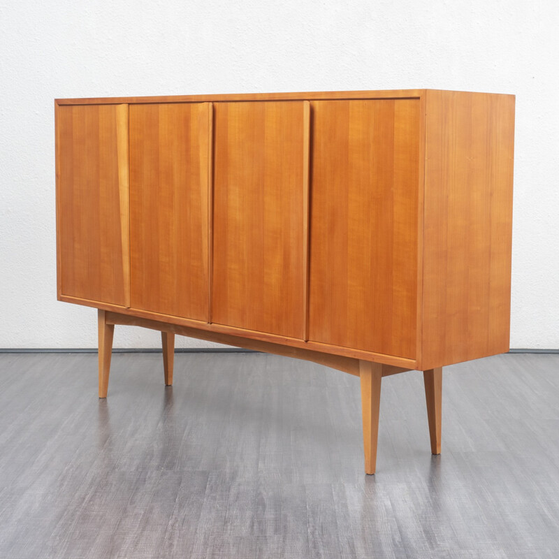 Vintage highboard in cherrywood by Holzäpfel - 1960s