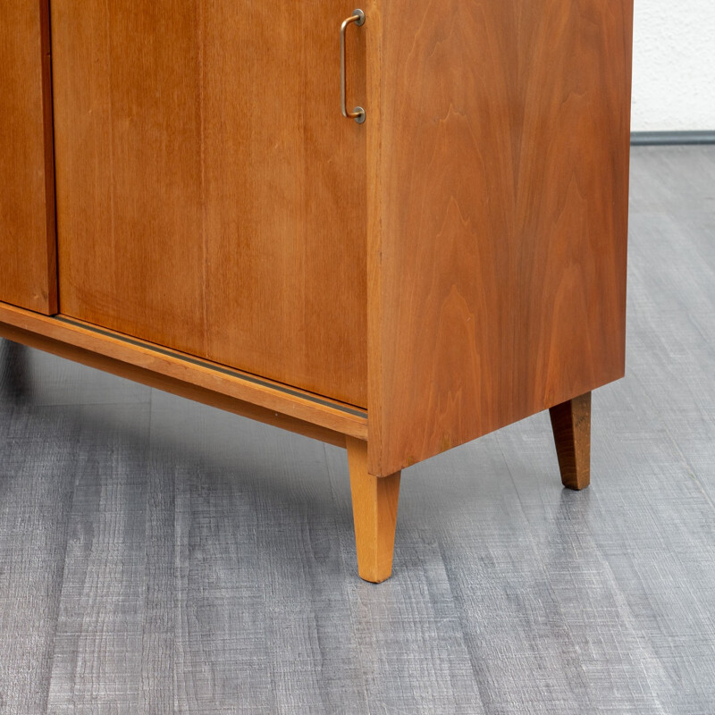 Vintage small sideboard in walnut - 1950s