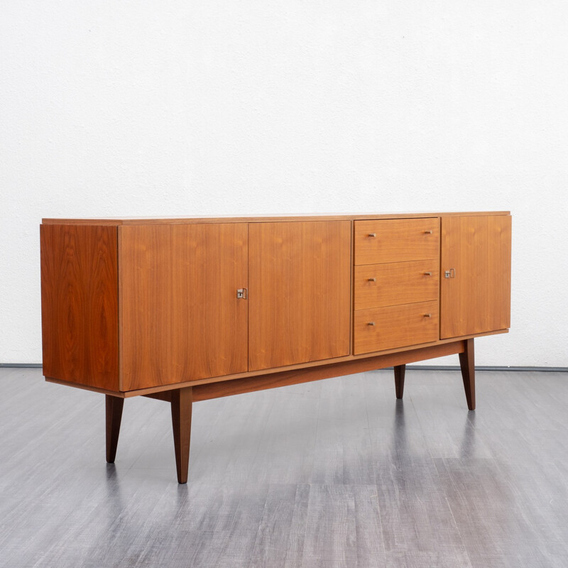 Vintage restored sideboard in walnut - 1960s