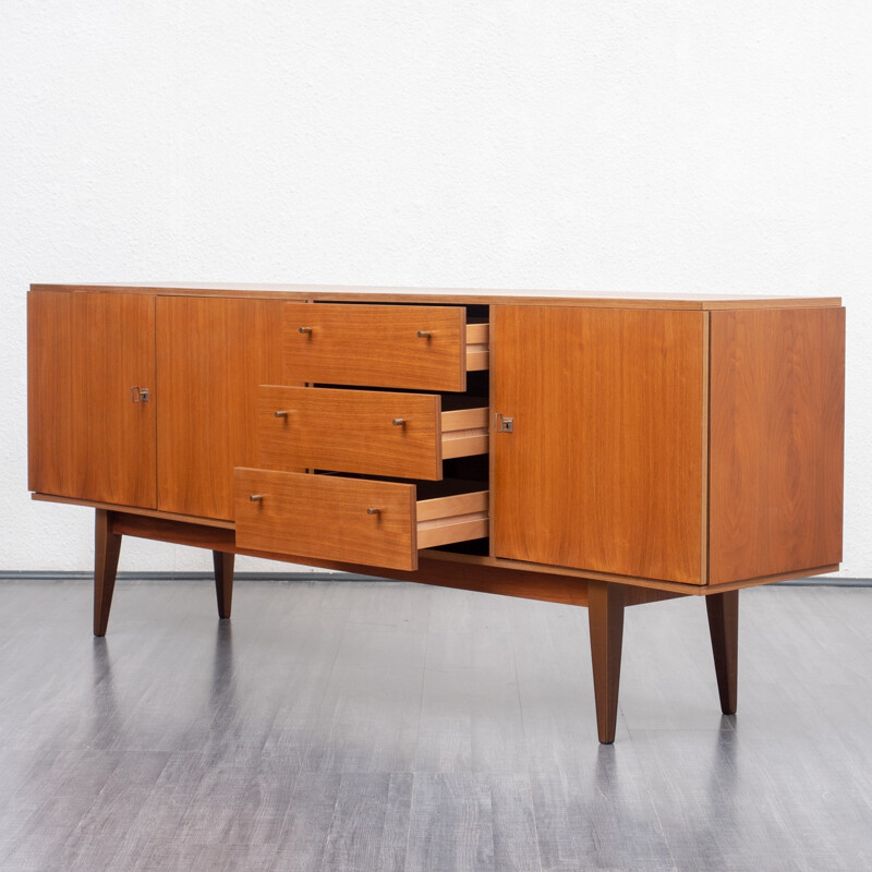 Vintage restored sideboard in walnut - 1960s