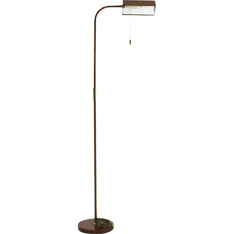 Vintage ScandinavianfFloor lamp in metal - 1960s
