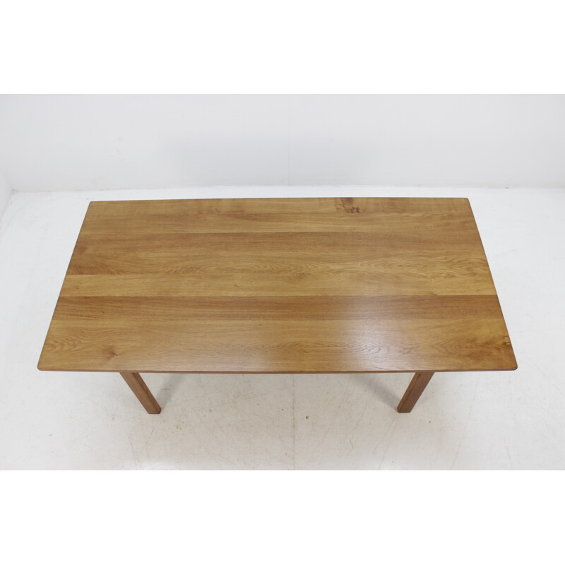 Vintage extendable dining table in solid oak by Kurt Østervig - 1960s