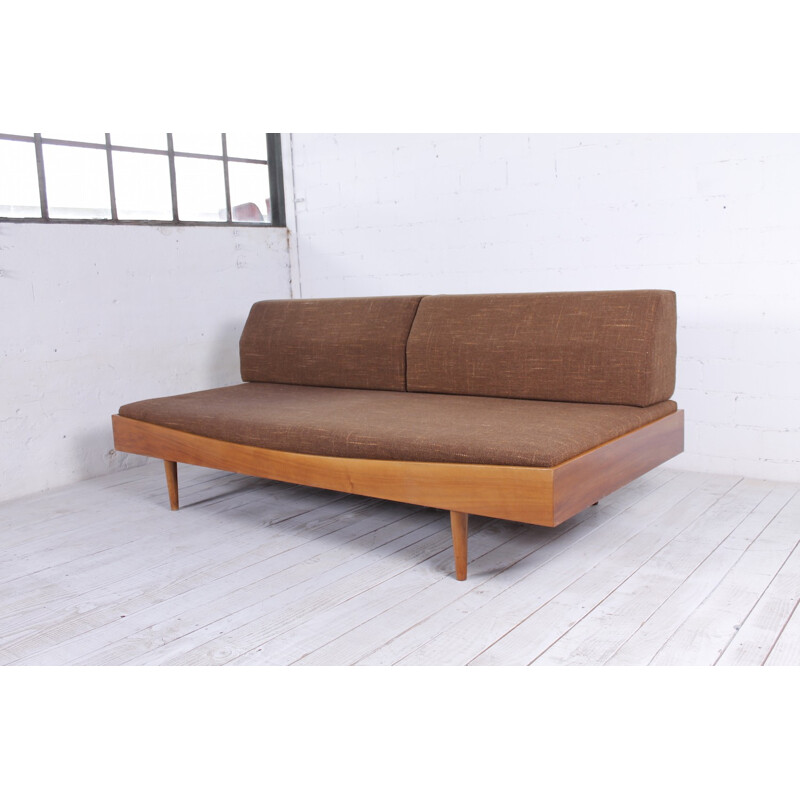 Vintage daybed in walnut - 1960s