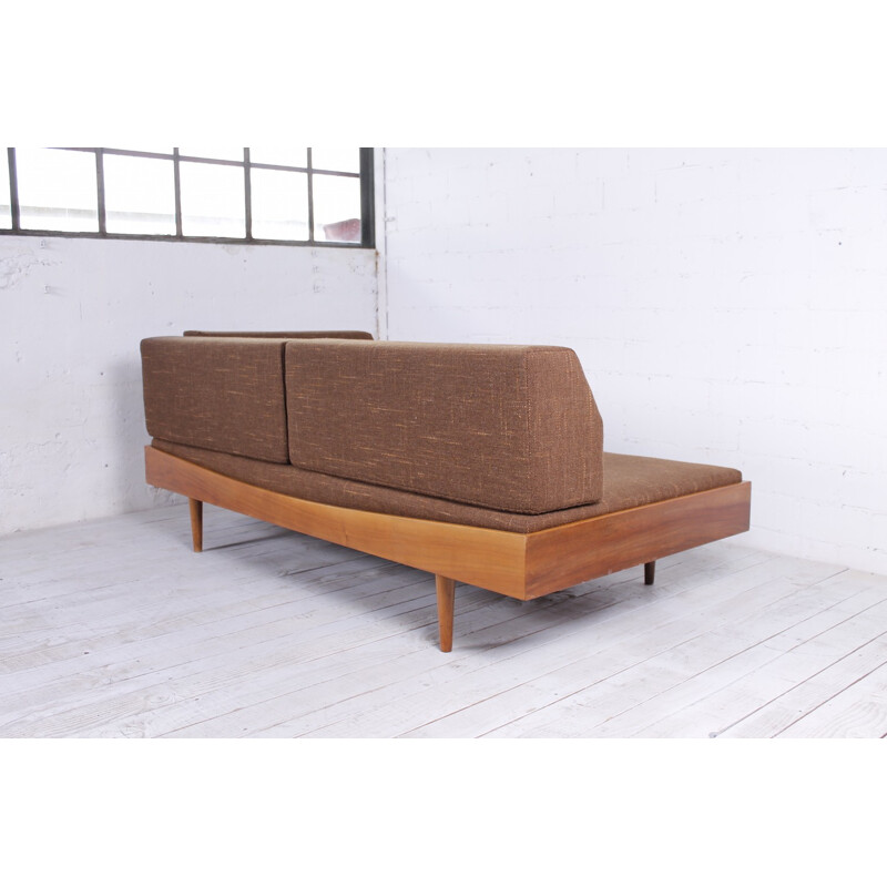 Vintage daybed in walnut - 1960s