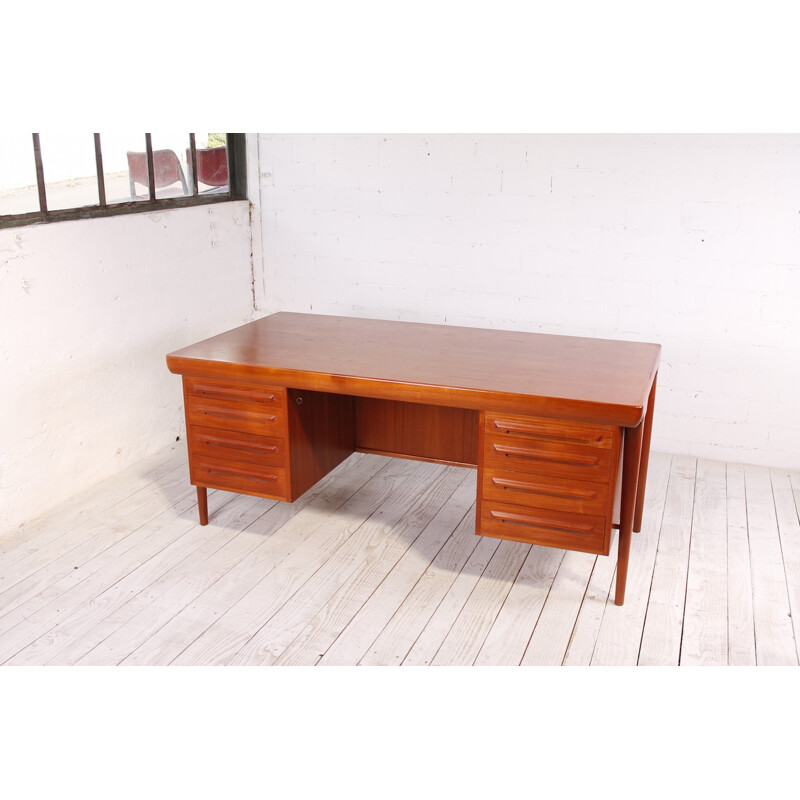 Vintage Danish Desk by Ib Kofod Larsen for Faarup - 1960s