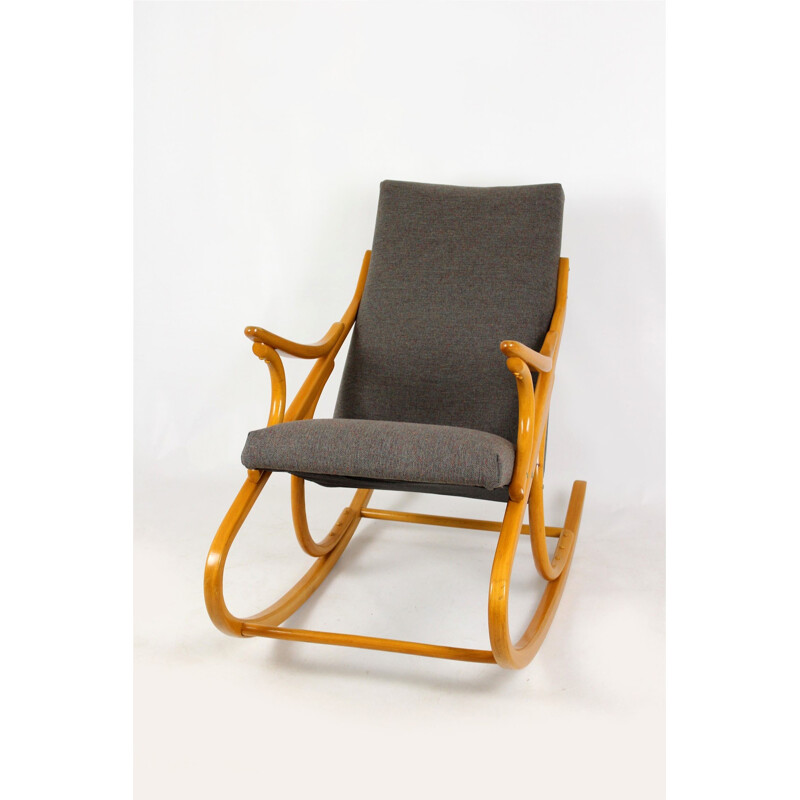 Chaise vintage à bascule vintage de TON - 1960