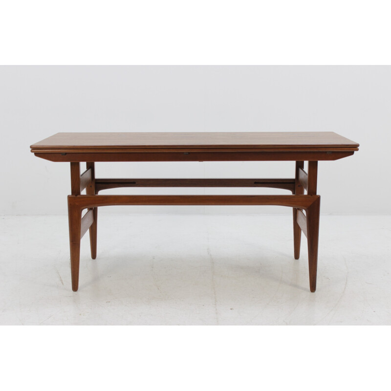 Danish Vintage Elevator Teak Table by TRIOH - 1960s