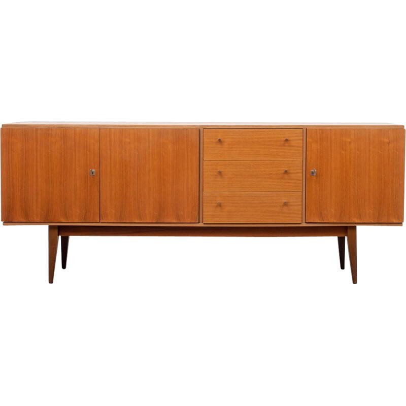 Vintage restored sideboard in walnut - 1960s