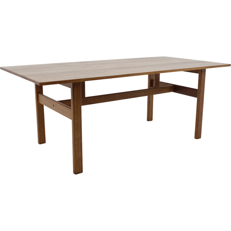 Vintage extendable dining table in solid oak by Kurt Østervig - 1960s