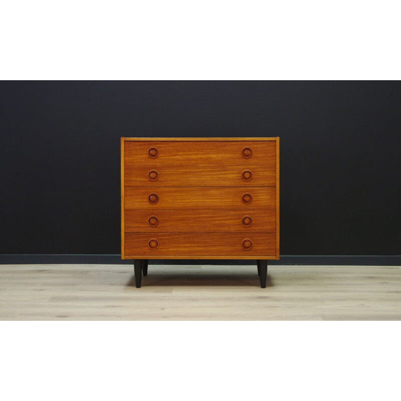 Vintage danish teak chest of drawers - 1960s